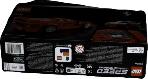LEGO Speed Champions Supercar Ferrari F40, Modellino di Auto