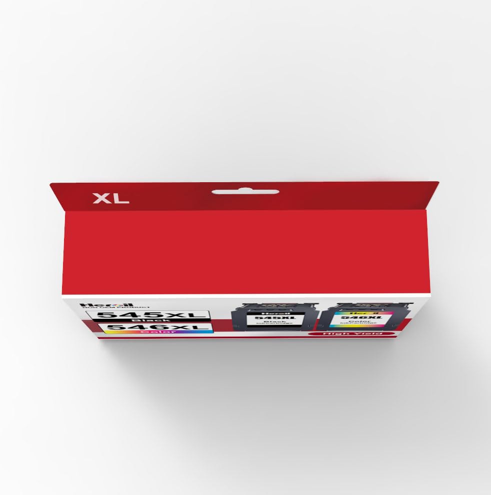Cartucce Inchiostro Heroil Per Canon PG-545XL E CL-546XL - Compatibili Con Stampanti PIXMA Serie MX, MG, TS