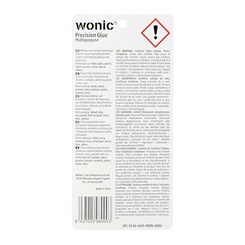 Colla Precisione Per Schermi Smartphone - Wonic 15g Adesivo Resistente