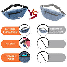 Carica l&#39;immagine nel visualizzatore di Gallery, MOBICO Bumbags Fanny Packs for Men and Women Outdoor Sport Running Hiking Waist Bag Bum Bag waistpack