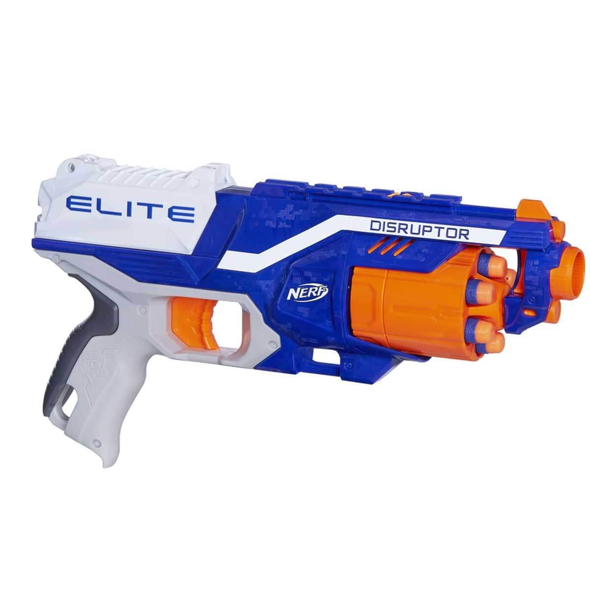 B9837 Hasbro NERF NStrike Elite Disruptor Blaster 6Dardi Con Tamburo Rotante