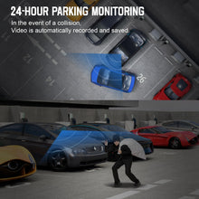 Carica l'immagine nel visualizzatore di Gallery, Dash Cam Auto 360 Gradi, con 4 Telecamere 1080P Anteriore e Posteriore Sinistra Destra, Dashcam Auto con WiFi, Parcheggio 24 ore, Telecamera Auto Atti Vandalici con Visione Notturna con 128 GB