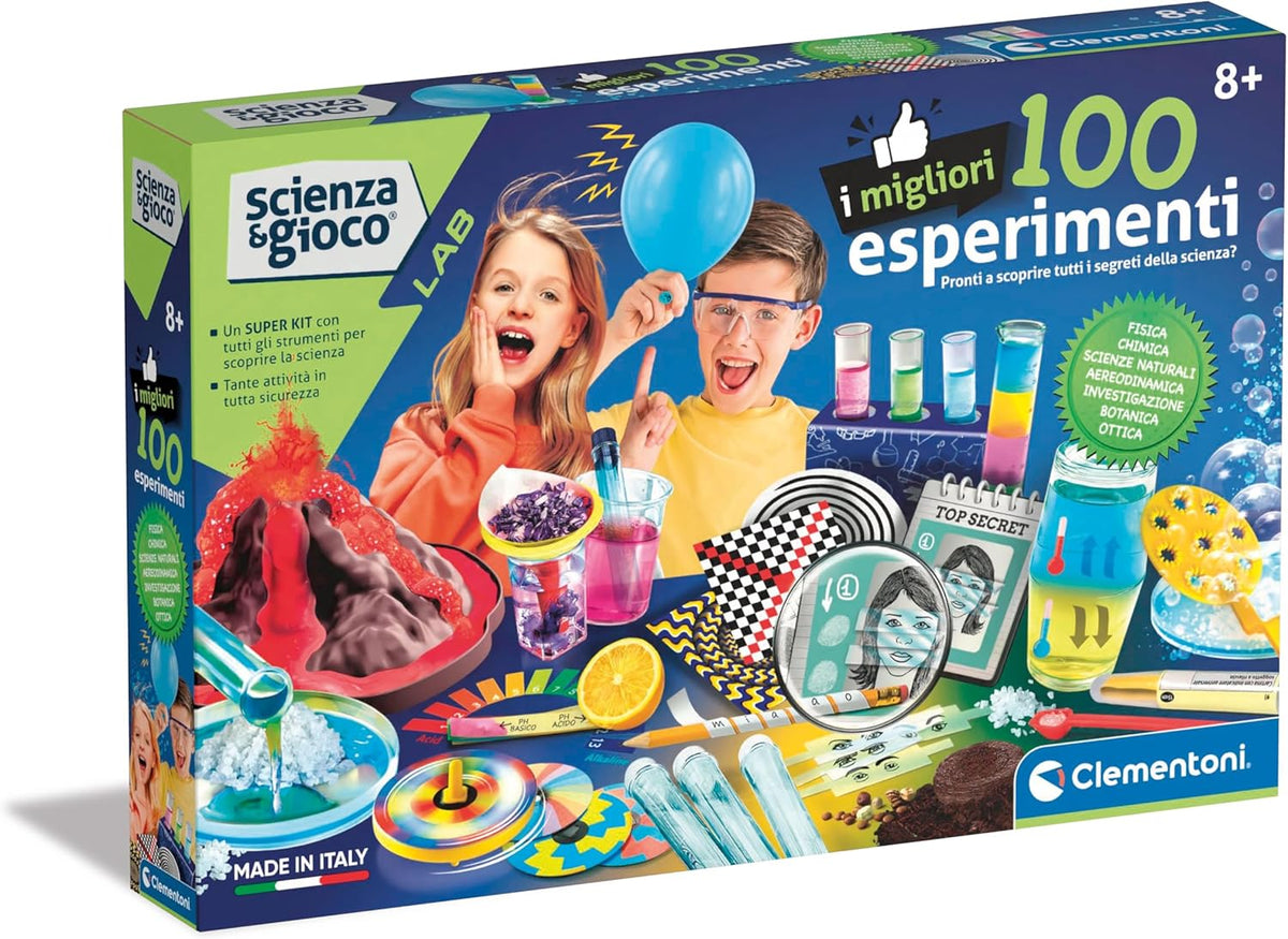 Clementoni 19274 Scienza e Gioco Fun, Sea Soaps, Laboratorio Saponi, Kit di Scienza per Creare Saponette Profumate, Esperimenti, Gioco Scientifico Bambini ( Versione in Italiano), Multicolore, 8 Anni