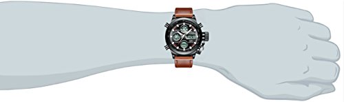 CURREN Orologi Militari da Uomo con Cinturino in Pelle Cronografo Impermeabile Sportivo da Polso con Data Orologio da Polso al Quarzo Regali, Marrone dorato CURREN Orologi Militari da Uomo con Cinturino in Pelle Cronografo Impermeabile Sportivo da Polso con Data Orologio da Polso al Quarzo Regali, Marrone dorato