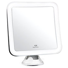 Carica l'immagine nel visualizzatore di Gallery, Fancii 10X Specchio ingranditore per trucco con luce LED e ventosa - Ilgrandebazar