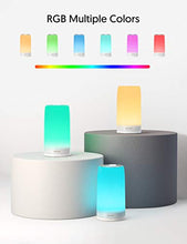 Carica l'immagine nel visualizzatore di Gallery, Lampada da Tavolo Controllo Touch 3 Livelli Luce Bianca Calda Regolabile RGB...