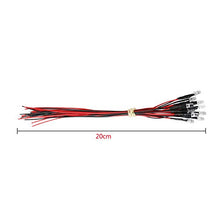 Carica l'immagine nel visualizzatore di Gallery, RUNCCI 50Pcs Diodo ad emissione luminosa LED, 12v Pre wired,5 colori [Classe...