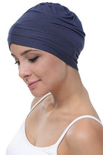 Carica l'immagine nel visualizzatore di Gallery, Deresina Cuffia in Cotone con Fascia Frontale Modello W per chemio