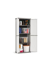 Carica l'immagine nel visualizzatore di Gallery, Keter Jolly Alto 3 Ripiani Regolabili - 68X39X166H Bianco