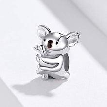 Carica l'immagine nel visualizzatore di Gallery, Charm a forma di koala in argento Sterling 925, collezione Animal Zoo,... - Ilgrandebazar