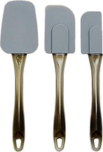Carica l'immagine nel visualizzatore di Gallery, AmazonBasics - Spatole in silicone, set da 3 pezzi - Ilgrandebazar