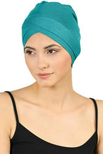 Carica l'immagine nel visualizzatore di Gallery, Deresina Cuffia in Cotone con Fascia Frontale Modello W per chemio
