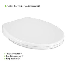 Carica l'immagine nel visualizzatore di Gallery, Omasi Sedile WC Copriwater Universale con Chiusura Ammortizzata Soft... - Ilgrandebazar