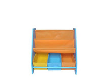 Carica l'immagine nel visualizzatore di Gallery, Kiddi Style Pastello Libreria Espositore per bambini in Legno blu - Ilgrandebazar