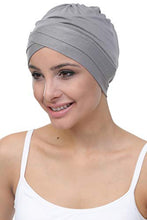 Carica l'immagine nel visualizzatore di Gallery, Deresina Cuffia in Cotone con Fascia Frontale Modello W per chemio