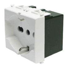 Carica l'immagine nel visualizzatore di Gallery, Vimar Presa 2Pcon T 16A Universale, Bianco - Ilgrandebazar