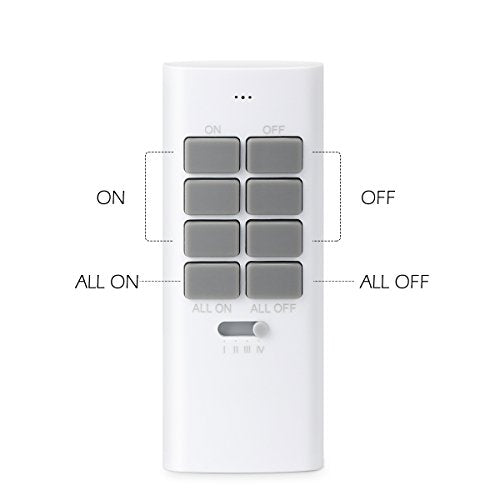 Set 3 Prese Telecomandate TOUCHXEL 3680W - Telecomando A 12 Canali, Portata 30m, Controllo Remoto
