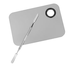 Carica l'immagine nel visualizzatore di Gallery, ROSENICE Palette per Miscelazione del Trucco, in Acciaio INOX, con Spatola... - Ilgrandebazar