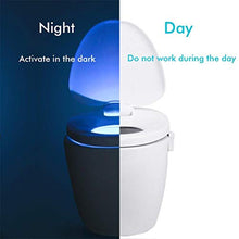 Carica l'immagine nel visualizzatore di Gallery, Lampada Notturne igienici Bagno WC Led Luce con notte Sensore di Movimento,...