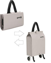Carica l'immagine nel visualizzatore di Gallery, Gimi Brava Plus Trolley Carrello Portaspesa, Portata 15 kg, Sacca con Beige