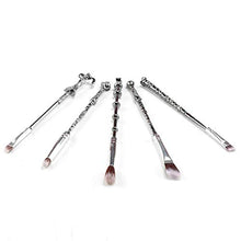 Carica l'immagine nel visualizzatore di Gallery, Ithyes, Set di 5 pennelli da trucco, con impugnatura a forma bacchetta...