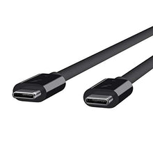 Carica l'immagine nel visualizzatore di Gallery, Belkin F2CD084BT0.8MBK Cavo Thunderbolt 3 da 100 W, USB-C a USB-C, 0.8 m - Ilgrandebazar
