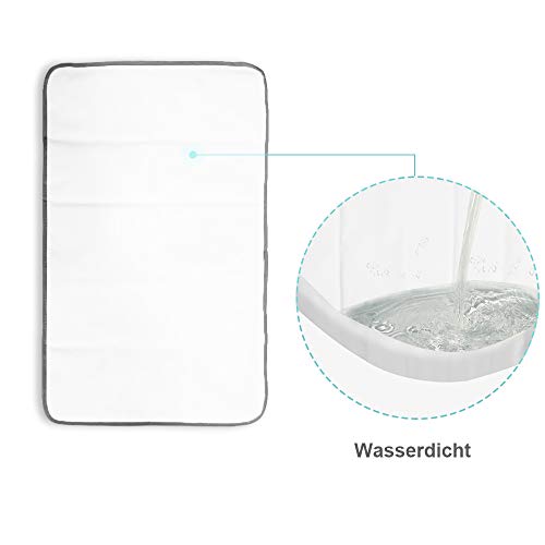 Fasciatoio Portatile Lekebaby - Pieghevole Impermeabile 63x35 Cm Con Cuscino - Foto 7