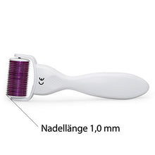 Carica l'immagine nel visualizzatore di Gallery, Lunata (Upgrade 2019) Dermaroller 1mm (1200 aghi in acciaio - Ilgrandebazar
