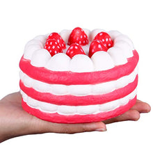 Carica l'immagine nel visualizzatore di Gallery, Anboor T4964-Red Squishies Strawberry Cake Jumbo Slow Rising Kawaii - Ilgrandebazar