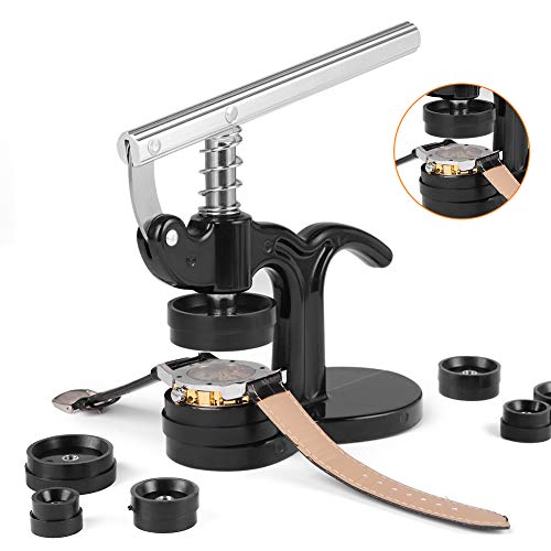 Kit Pressa Orologi Professionale - 12 Matrici Nylon Per Chiusura Casse | Diametro 18-50mm | Impermeabili - Foto 3