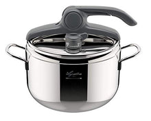 Carica l'immagine nel visualizzatore di Gallery, Lagostina Irradial Control Lagoeasy'Up Pentola a Pressione, 5 L, Acciaio 5L