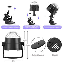 Carica l'immagine nel visualizzatore di Gallery, Icnow 2PZ Luci Discoteca LED Palco,15 Colori Mini Stroboscopica Rotanta... - Ilgrandebazar