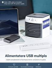 Carica l'immagine nel visualizzatore di Gallery, Homitt Mini Raffreddatore D'aria,Personale Condizionatori Raffrescatore...