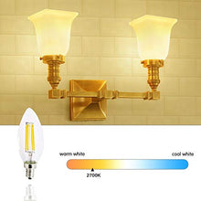Carica l'immagine nel visualizzatore di Gallery, Svater 12 Pezzi Lampadine Led E14 C35 Lampadina Filamento Bianco Caldo 2700K... - Ilgrandebazar