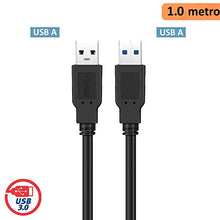 Carica l'immagine nel visualizzatore di Gallery, Ewent Cavo USB 3.0 Tipo A/Maschio a A/Maschio, Doppia Schermatura AWG 1.00 m - Ilgrandebazar