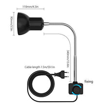 Carica l'immagine nel visualizzatore di Gallery, DADYPET Tartaruga Illuminazione, Lampada Alogena Calore Retroilluminazione... - Ilgrandebazar