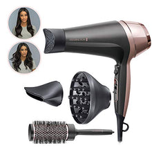 Carica l'immagine nel visualizzatore di Gallery, Remington Asciugacapelli Curl&Straight Confidence, 2200 Watt, Concentratore...