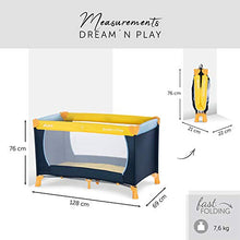 Carica l'immagine nel visualizzatore di Gallery, Hauck Dream N Play Lettino da Viaggio per Neonati e (Giallo/ Blu/ Navy) - Ilgrandebazar
