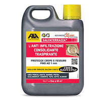 Carica l'immagine nel visualizzatore di Gallery, SALVATERRAZZA, Idrorepellente per Terrazzi ed Esterni ad Azione Consolidante...