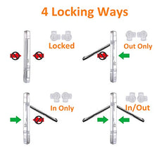 Carica l'immagine nel visualizzatore di Gallery, Gattaiola Porta Basculante per Gatti e Cani,Grande vetro...