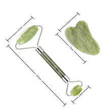 Carica l'immagine nel visualizzatore di Gallery, Rullo di Giada, Nivlan Jade Roller Viso, 100% Naturale alta Qualità Jade...