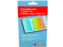Carica l'immagine nel visualizzatore di Gallery, Portapillole settimanale, con 7 moduli estraibili di colori differenti,...