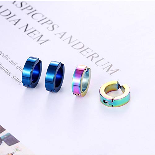 Orecchini A Clip Senza Fori In Color Oro & Color Argento - Foto 8