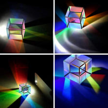 Carica l'immagine nel visualizzatore di Gallery, SIMUER Cubo del Prisma a Dispersione RGB Vetro Ottico Prisma...