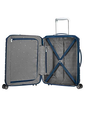 Samsonite Flux Spinner S Bagaglio a Mano S (55cm-44L), Blu (Navy