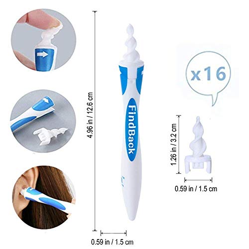 Kit Pulizia Orecchie ZYKORT - 20 Pezzi, Con Punte Spirale In Silicone, Verde - Foto 6