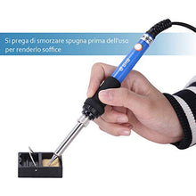 Carica l'immagine nel visualizzatore di Gallery, GHB Saldatore 60W 10-in-1 Kit di Saldatura con Valigetta per Trasporto, 5... - Ilgrandebazar