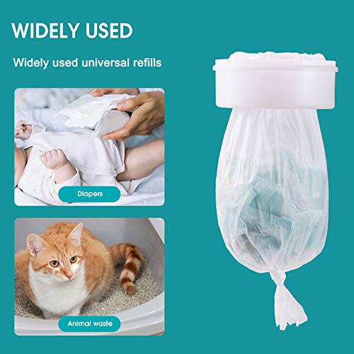 6 Pezzi Ricarica MangiaPannolini - 50% Più Lunga, Antiodore Con EVOH E Lavanda - Foto 5