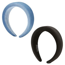 Carica l'immagine nel visualizzatore di Gallery, Folora Fasce per capelli imbottite in velluto 2 pezzi Moda accessori per... - Ilgrandebazar
