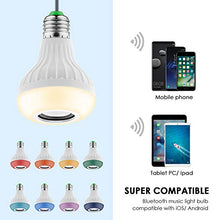 Carica l'immagine nel visualizzatore di Gallery, Lampadina Altoparlante, JOLVVN Luce LED Musica 2-In-1 Altoparlante